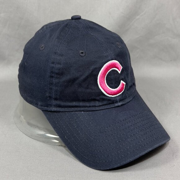 New Era Chicago Cubs MLB Strapback Hat Cap 940 Adjustable Navy Pink Dad Womens - Picture 6 of 15